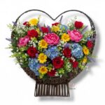 Kosze serca kpl. 2 szt K-639