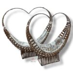 Kosze serca kpl. 2 szt K-639