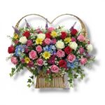 Kosze serca kpl. 2 szt K-638