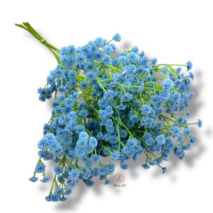 Gipsówka silikonowa niebieska 6 szt. F-595