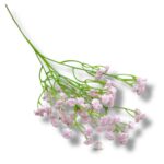 Gipsówka silikonowa różowa 6 szt. F-594