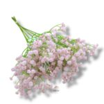 Gipsówka silikonowa różowa 6 szt. F-594