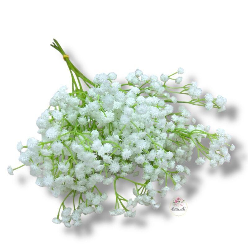 Gipsówka silikonowa biała 6 szt. F-593