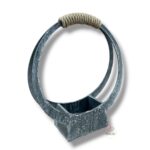 Kosz sznurek szary duży K-324