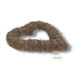 Wianek serce z faszyny 35 cm K-851